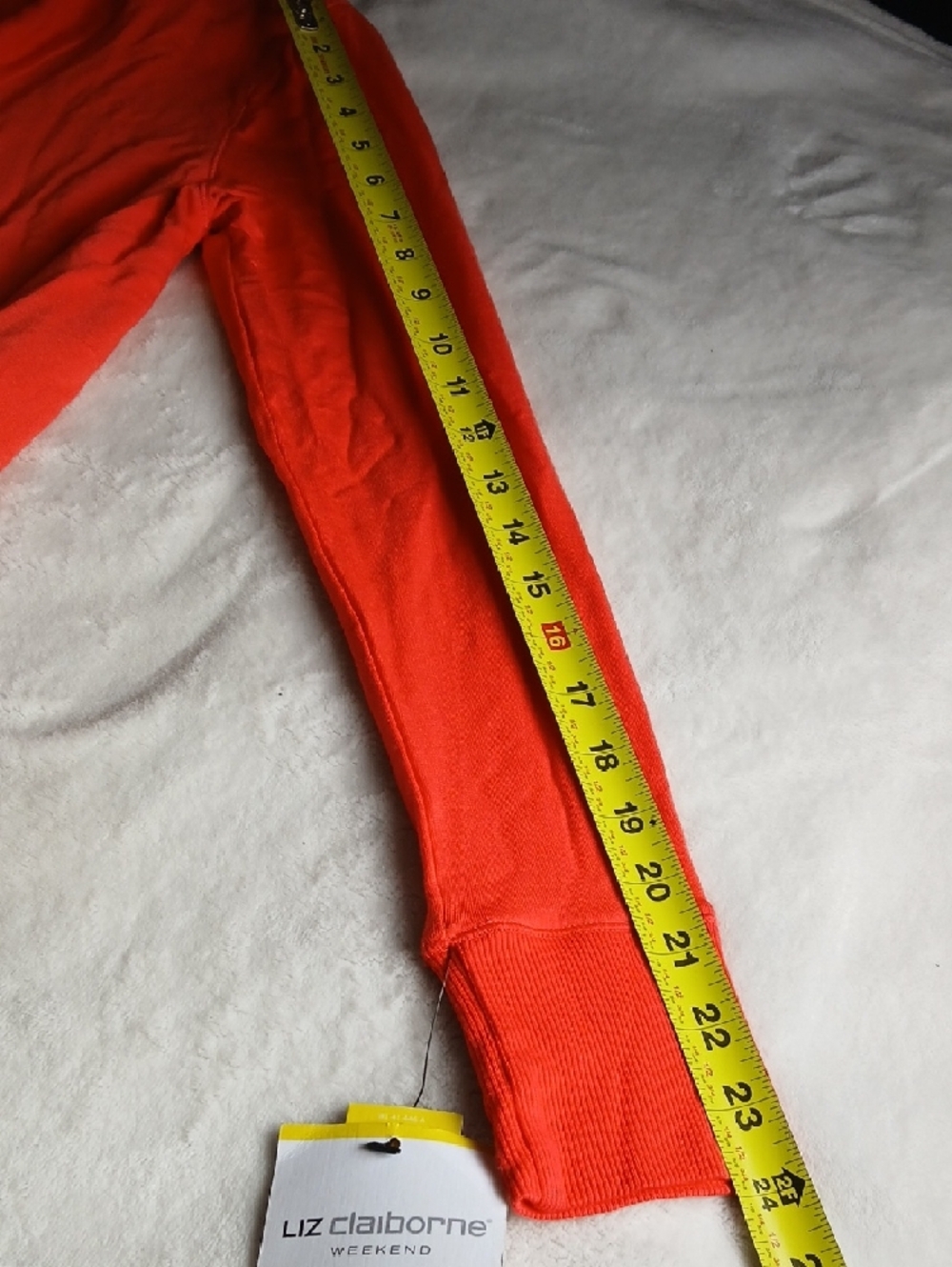 Liz Claiborne Coral Open-Front Draped Cardigan - Picture 5 of 9